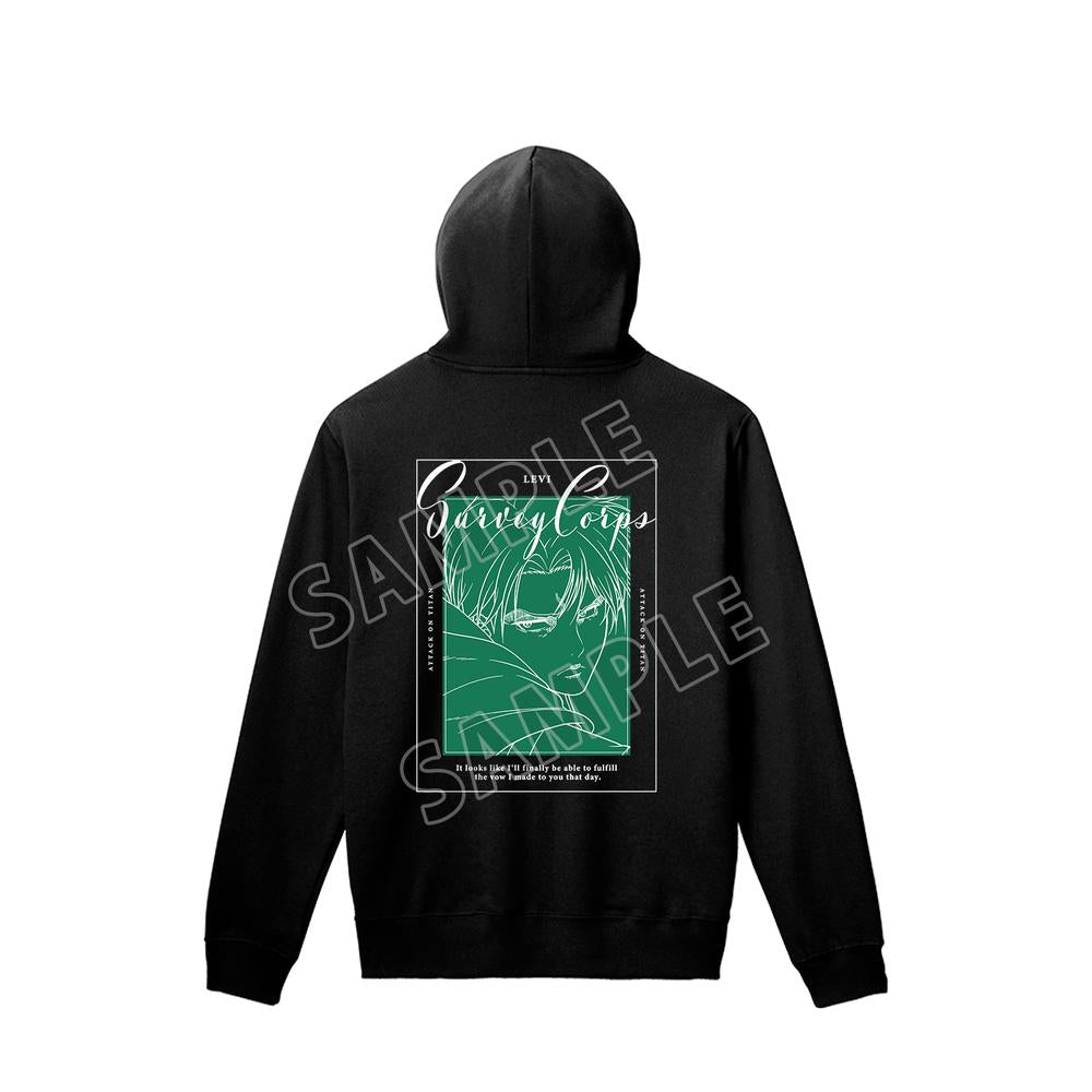 『進撃の巨人』リヴァイ 「あの日の誓いをようやく果たせそうだ」パーカーレディース【202512再販】