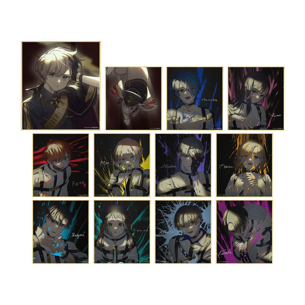 『MILGRAM -ミルグラム-』描き下ろしイラスト 2nd Anniversary ver. トレーディングミニ色紙(単位/BOX)【202503再販】