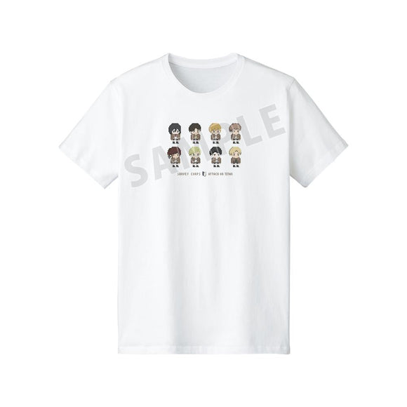 『進撃の巨人』Tシャツ(ワンナイト人狼コラボドット絵ver.)メンズ【202501再販】