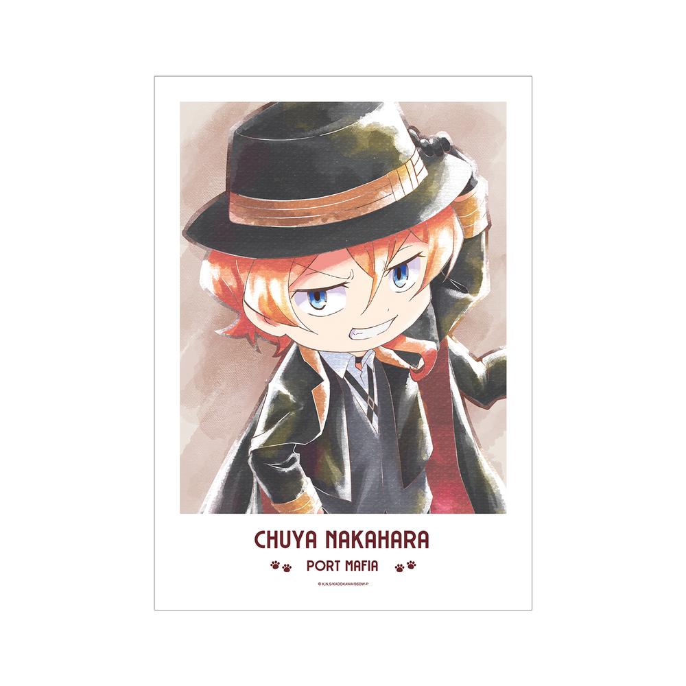 『文豪ストレイドッグス わん!』中原中也 Ani-Art aqua label A3マット加工ポスター【202601再販】