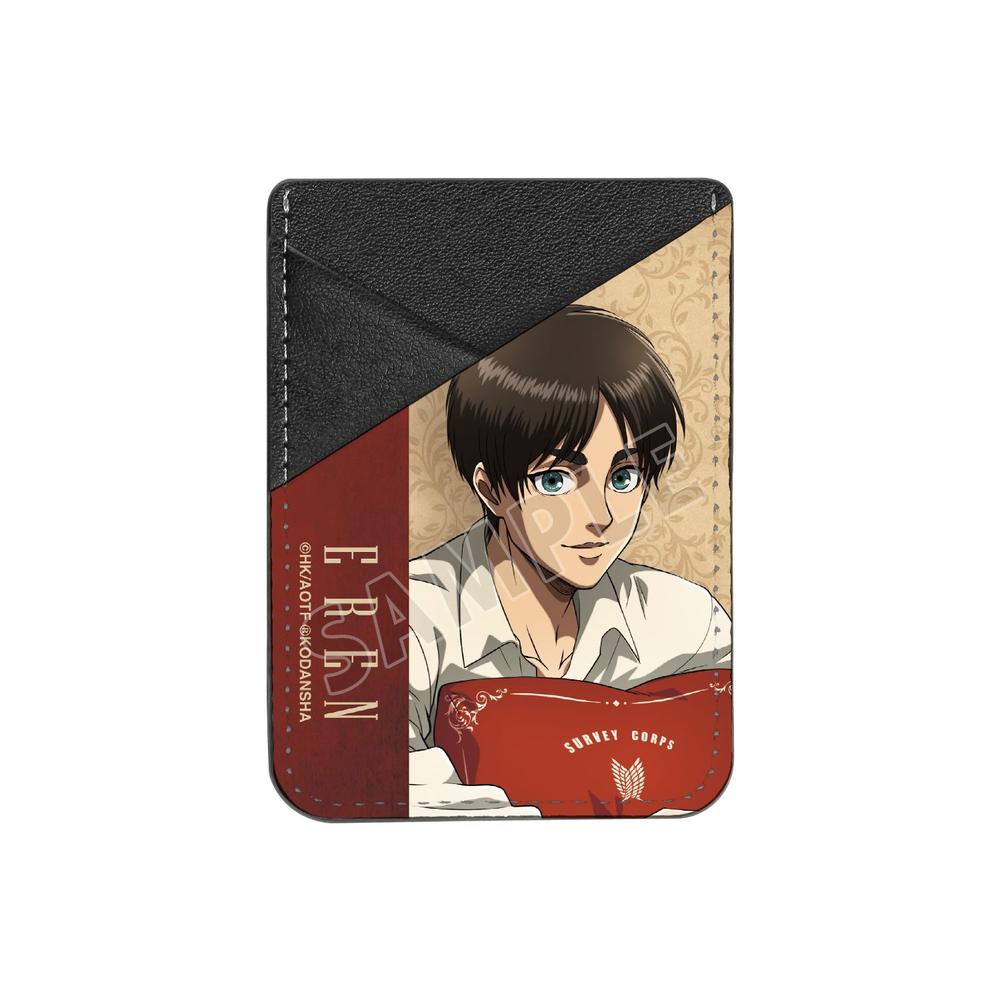 『進撃の巨人』描き下ろしイラスト エレン リラックスver. スマホカードポケット【202604再販】