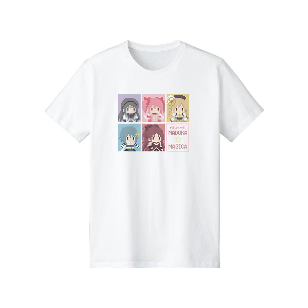 『魔法少女まどか☆マギカ』魔法少女集合 Tシャツ(ワンナイト人狼コラボドット絵ver.)レディース【202505再販】