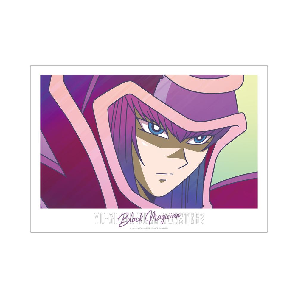 『遊☆戯☆王デュエルモンスターズ』ブラック・マジシャン Ani-Art clear label A3マット加工ポスター【202510再販】