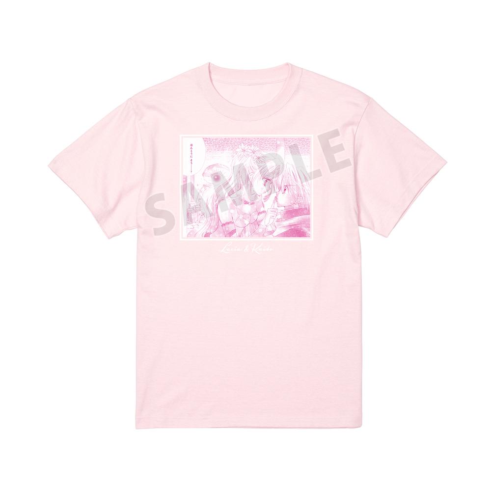 『ぴちぴちピッチ』七海 るちあ&堂本 海斗 原作コマ Tシャツ ver.Bレディース【202506再販】
