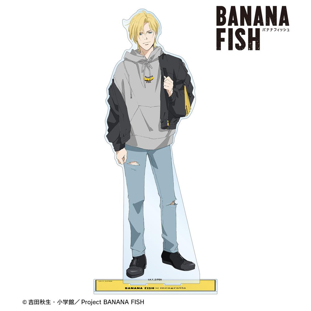 BANANA FISH』meagratiaコラボ 描き下ろしイラスト アッシュ・リンクス 私服ver. 特大アクリルスタンド【202411 –  Anime Store JP