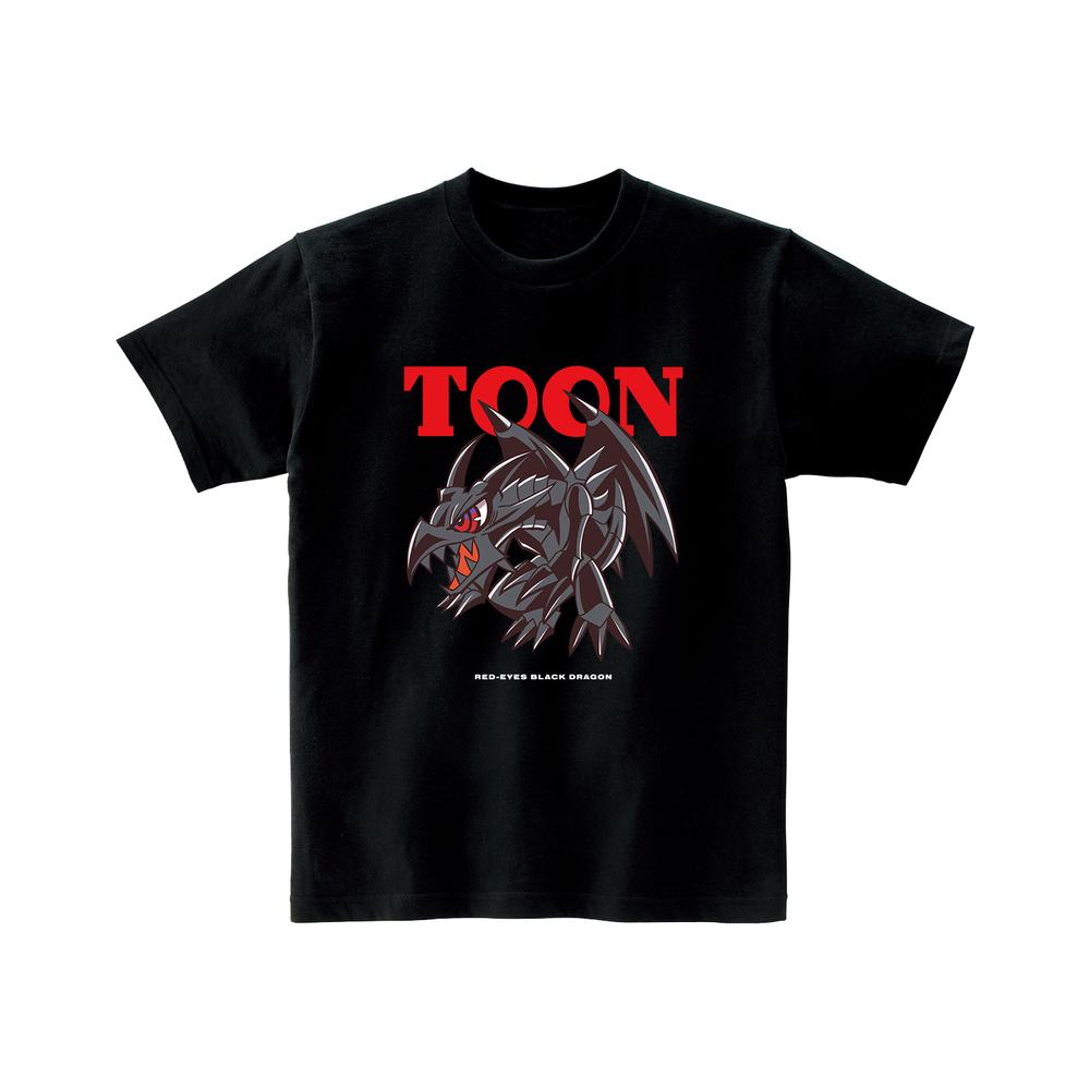『遊☆戯☆王デュエルモンスターズ』真紅眼の黒竜 トゥーン・ワールド テイストデフォルメ Tシャツメンズ【202510再販】