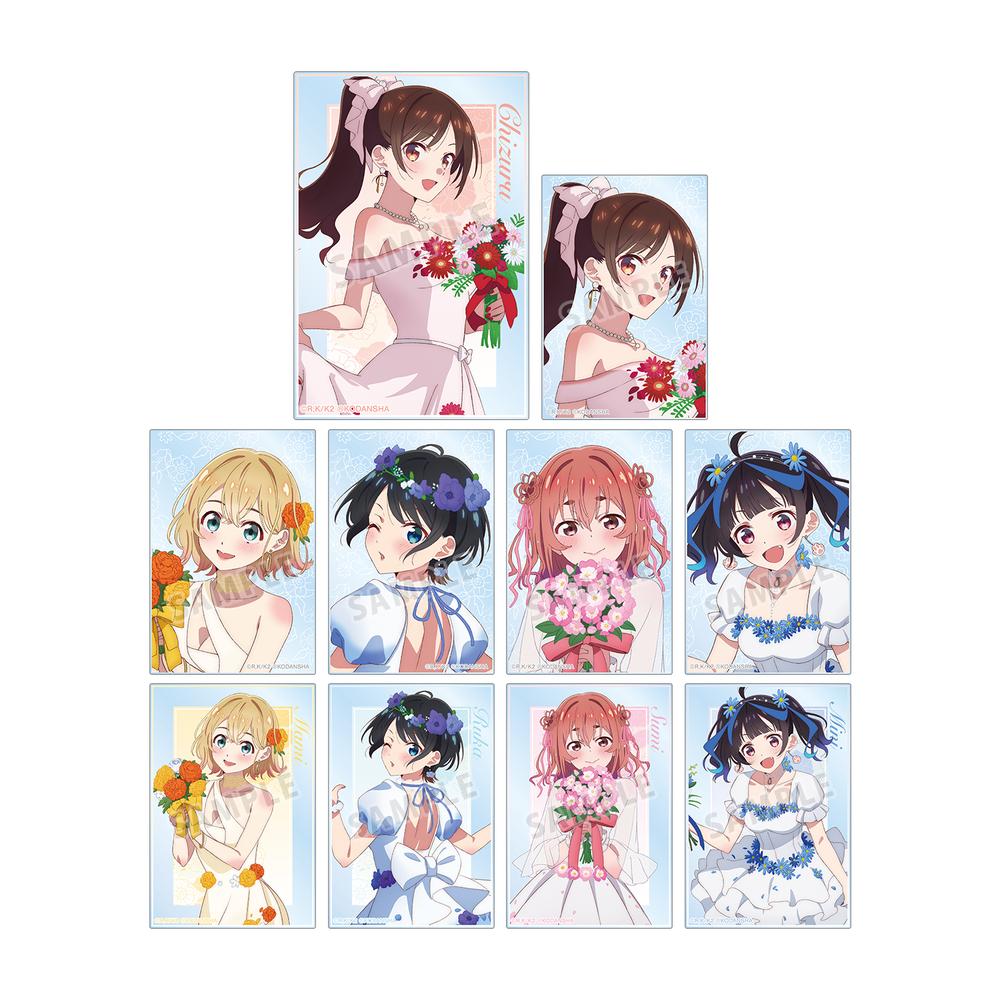 『彼女、お借りします』描き下ろしイラスト 花びらドレスver. トレーディングアクリルカード(単位/BOX)【202508再販】