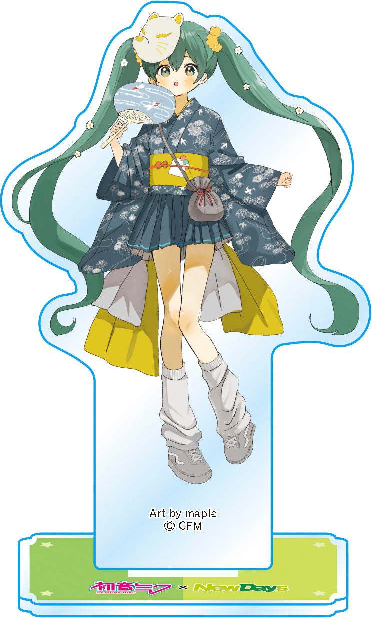 初音ミク アクリルスタンド MIKU LAND β  WORLD2021 CK初音ミク-MIKULAND β Snow World 2021衣装 | Xマーケット