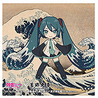 『初音ミク×葛飾北斎』iXima ステッカー 神奈川沖波裏 ミニキャラ