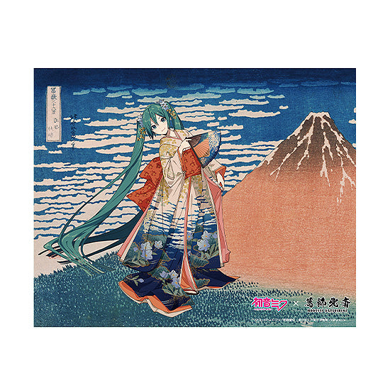 『初音ミク×葛飾北斎』iXima キャンバスアート 凱風快晴