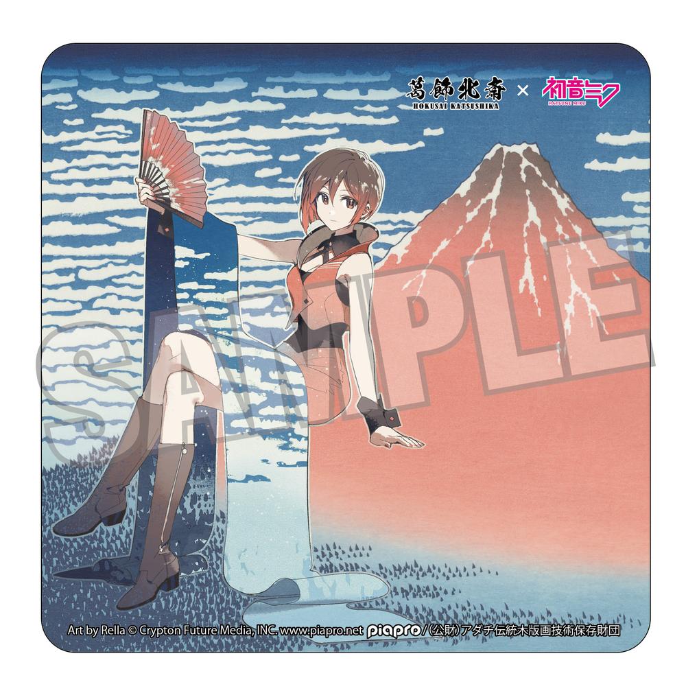 葛飾北斎×初音ミク』Rella カーマグネット MEIKO 凱風快晴 - Anime