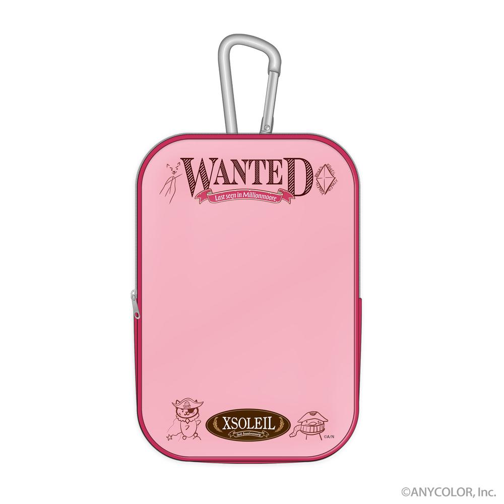 『NIJISANJI EN』XSOLEIL 透明ポーチ ヴェールヴァーミリオン