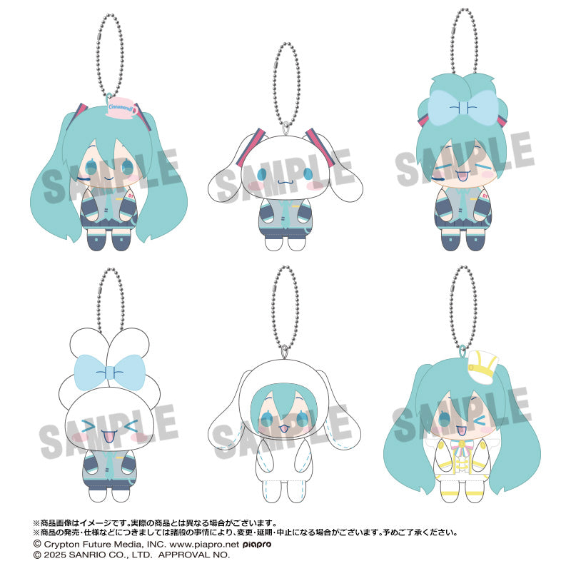 『初音ミク×シナモロール』おすわりくらぶぬいぐるみマスコット【BOX】