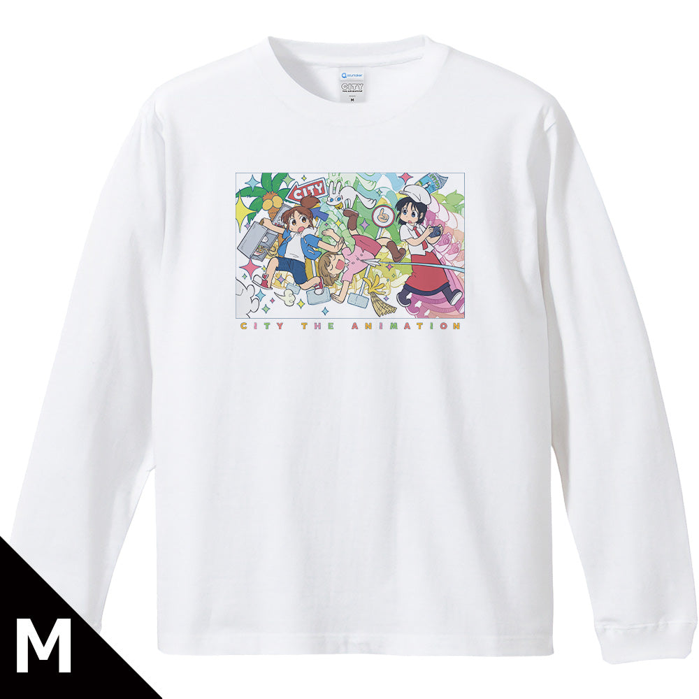 『CITY THE ANIMATION』リブ付ロングスリーブTシャツ 南雲美鳥&にーくら&泉わこ