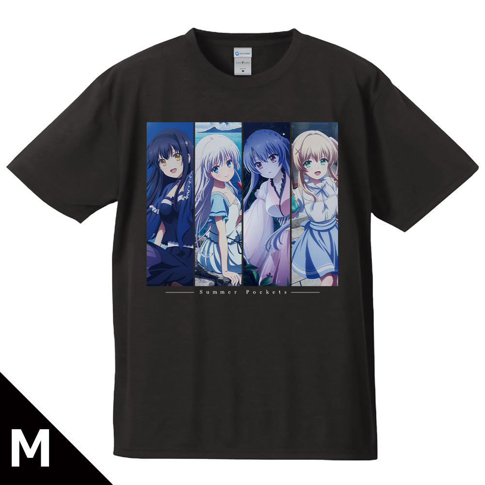 『Summer Pockets』Tシャツ しろは&蒼&鴎&紬