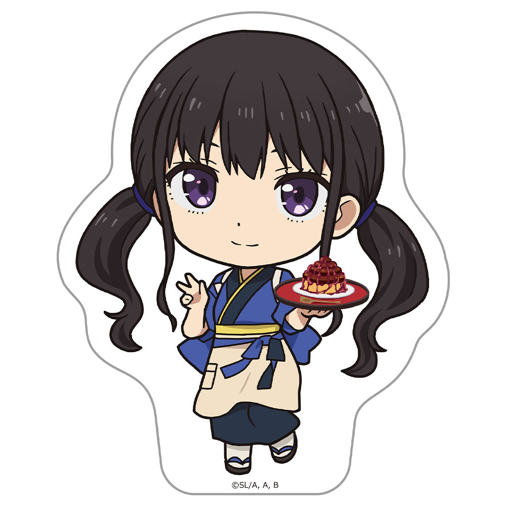 『リコリス・リコイル』ダイカットステッカー 井ノ上たきな 喫茶リコリコver.