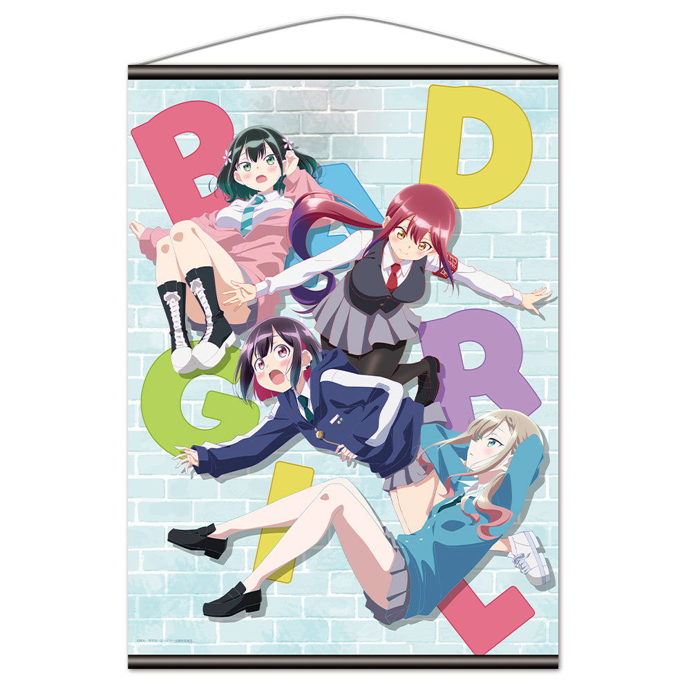 『ばっどがーる』B2タペストリー 優&亜鳥&涼&るら キービジュアルver.