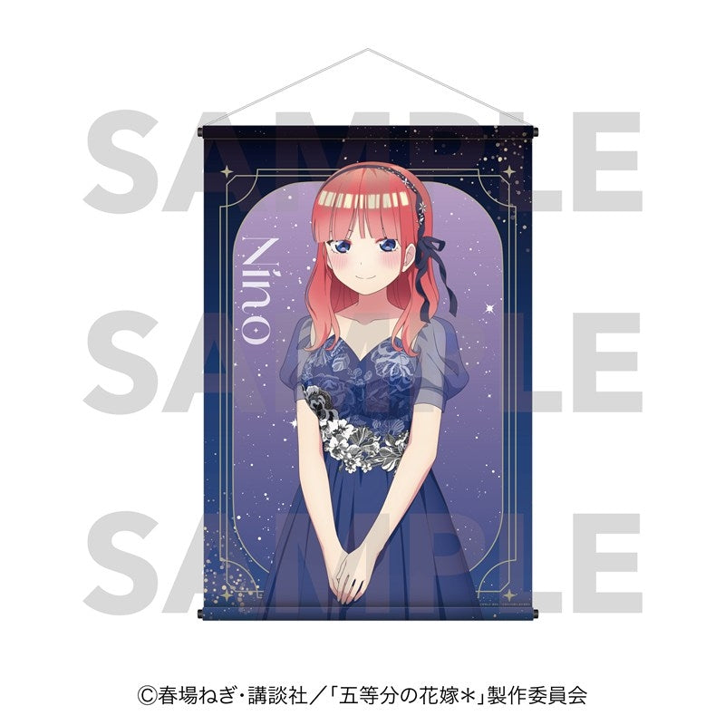 『五等分の花嫁*』B2タペストリー Night sky color Dress 中野二乃