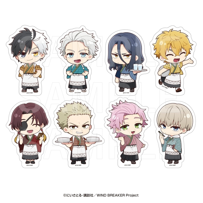 『WIND BREAKER in E-DINER』ダイカットステッカーセット(8枚入り)