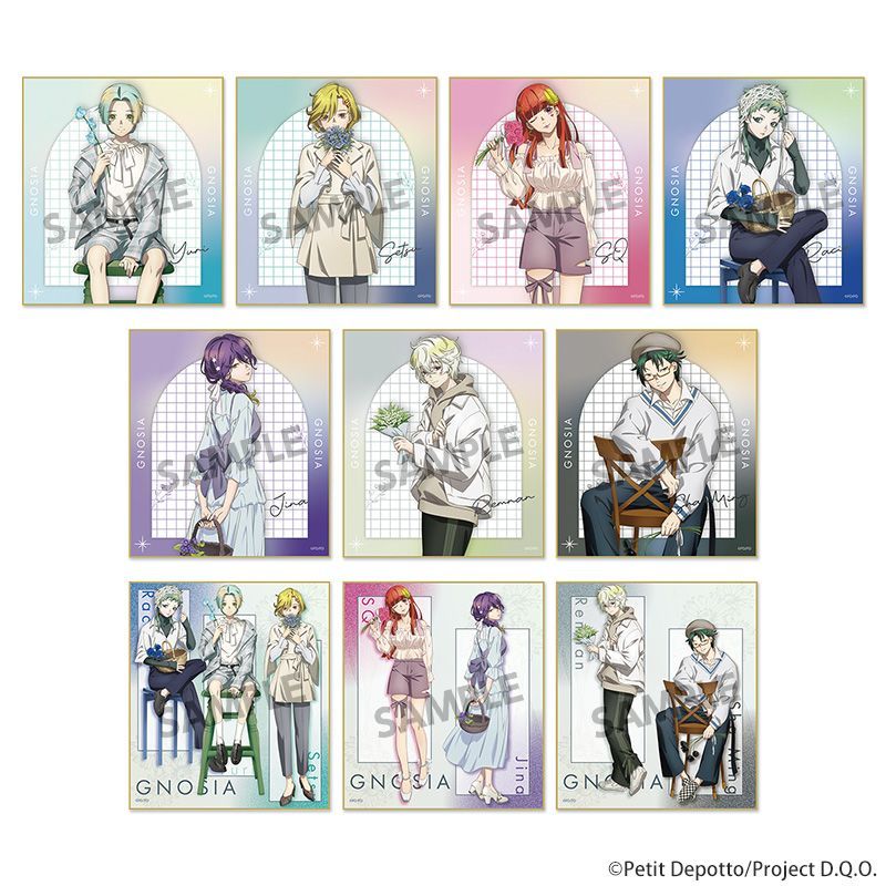 『グノーシア』描き下ろしトレーディングミニ色紙【BOX】