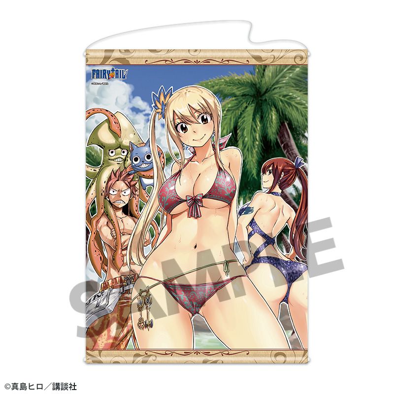 『FAIRY TAIL』B2タペストリー ナツ&ルーシィ&ハッピー&エルザ