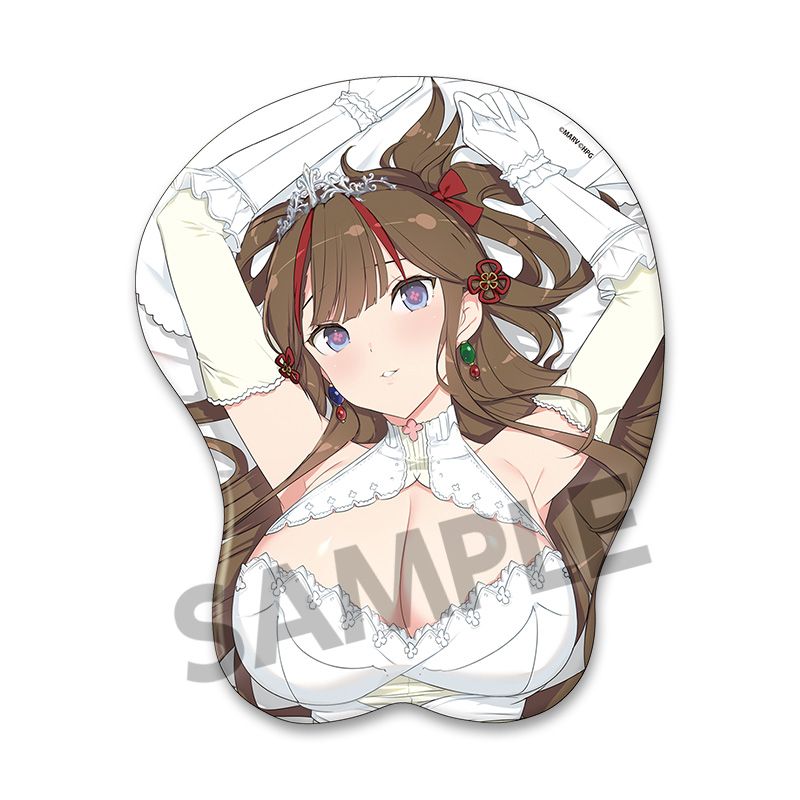 『閃乱カグラ』描き下ろしおっぱいマウスパッド 鴇 ウェディング ver.