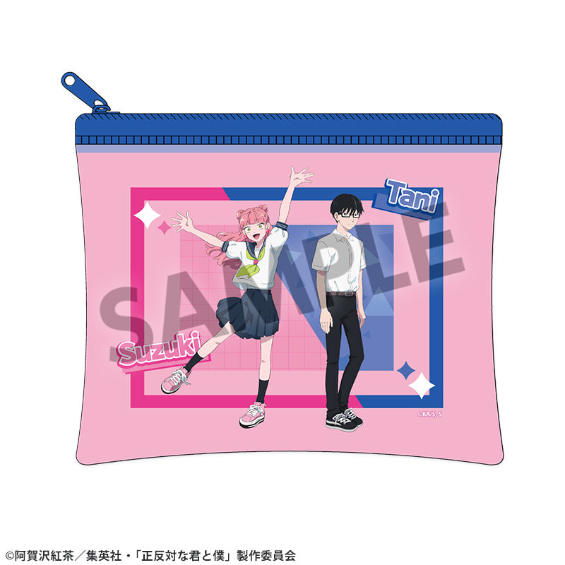 『正反対な君と僕』ミニクリアフラットポーチ 鈴木・谷