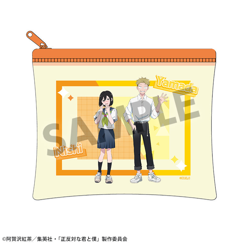 『正反対な君と僕』ミニクリアフラットポーチ 山田・西