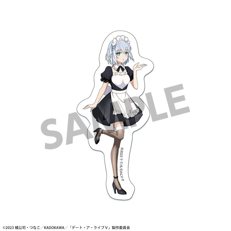 『デート・ア・ライブV』描き下ろしダイカットステッカー 鳶一折紙 メイド ver.