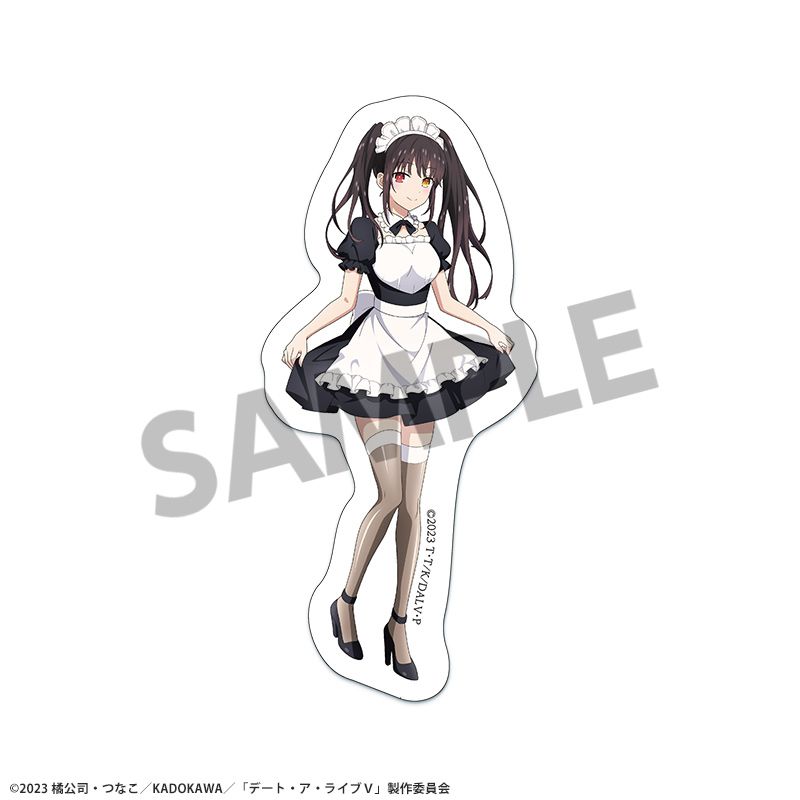 『デート・ア・ライブV』描き下ろしダイカットステッカー 時崎狂三 メイド ver.