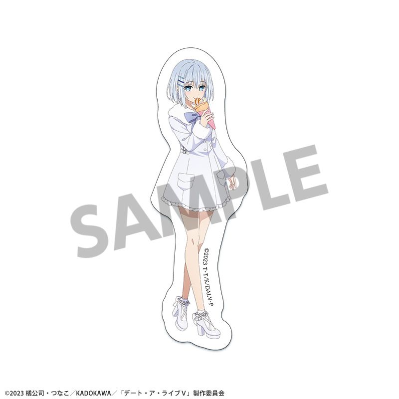 『デート・ア・ライブV』描き下ろしダイカットステッカー 鳶一折紙 遊園地デート ver.