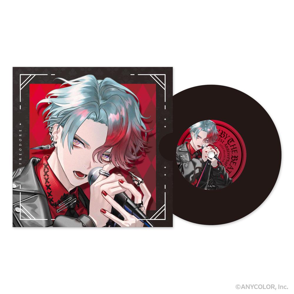 『NIJISANJI EN』周年企画 BY THE BEAT レコード型コースター(紙製ジャケット付き) フリオドール