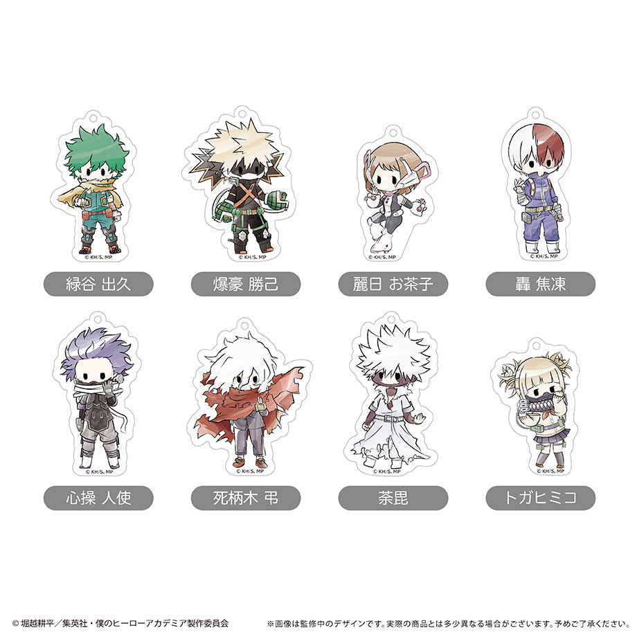 【ボックス】僕のヒーローアカデミア アクリルイニシャルキーホルダー ボックス】僕のヒーローアカデミア アクリルイニシャルキーホルダー