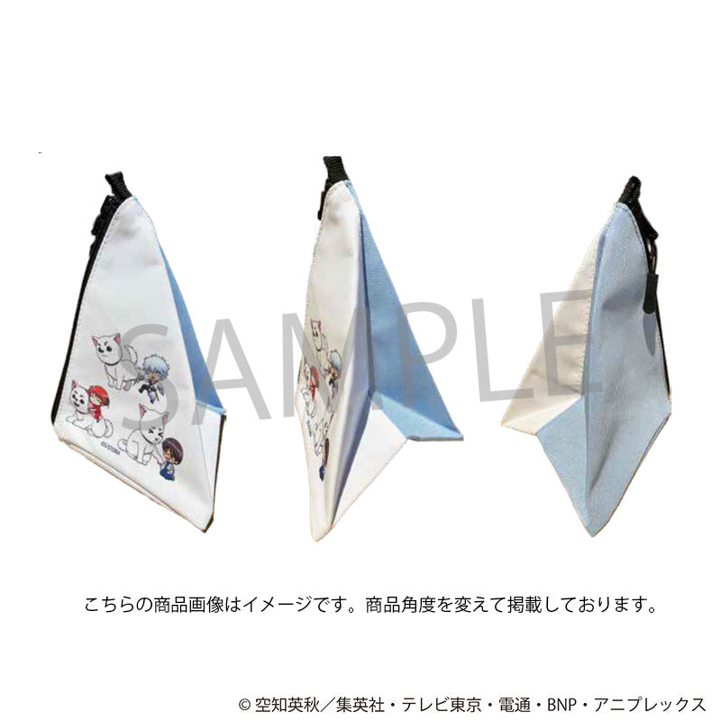 『銀魂』三角マナーおさんぽポーチ 定春お手入れver.