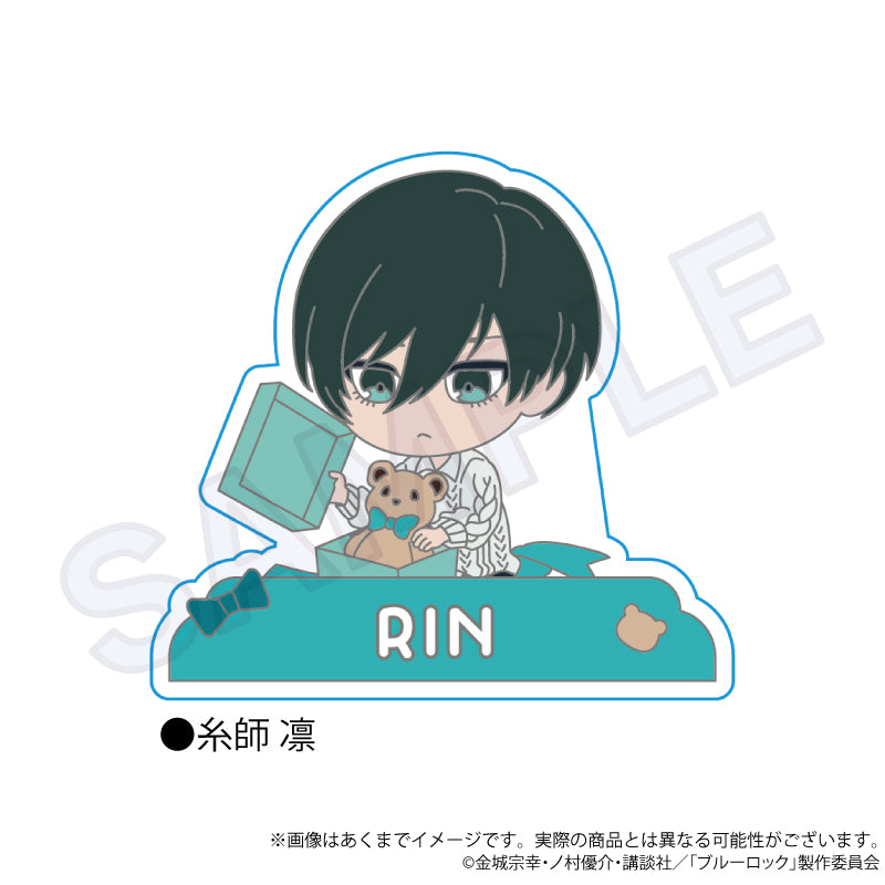 『ブルーロック』ラバークリップ プレゼントリボンVer. 糸師凛