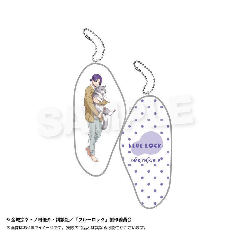 『ブルーロック』クッションキーホルダー 猫と戯れVer. 御影玲王