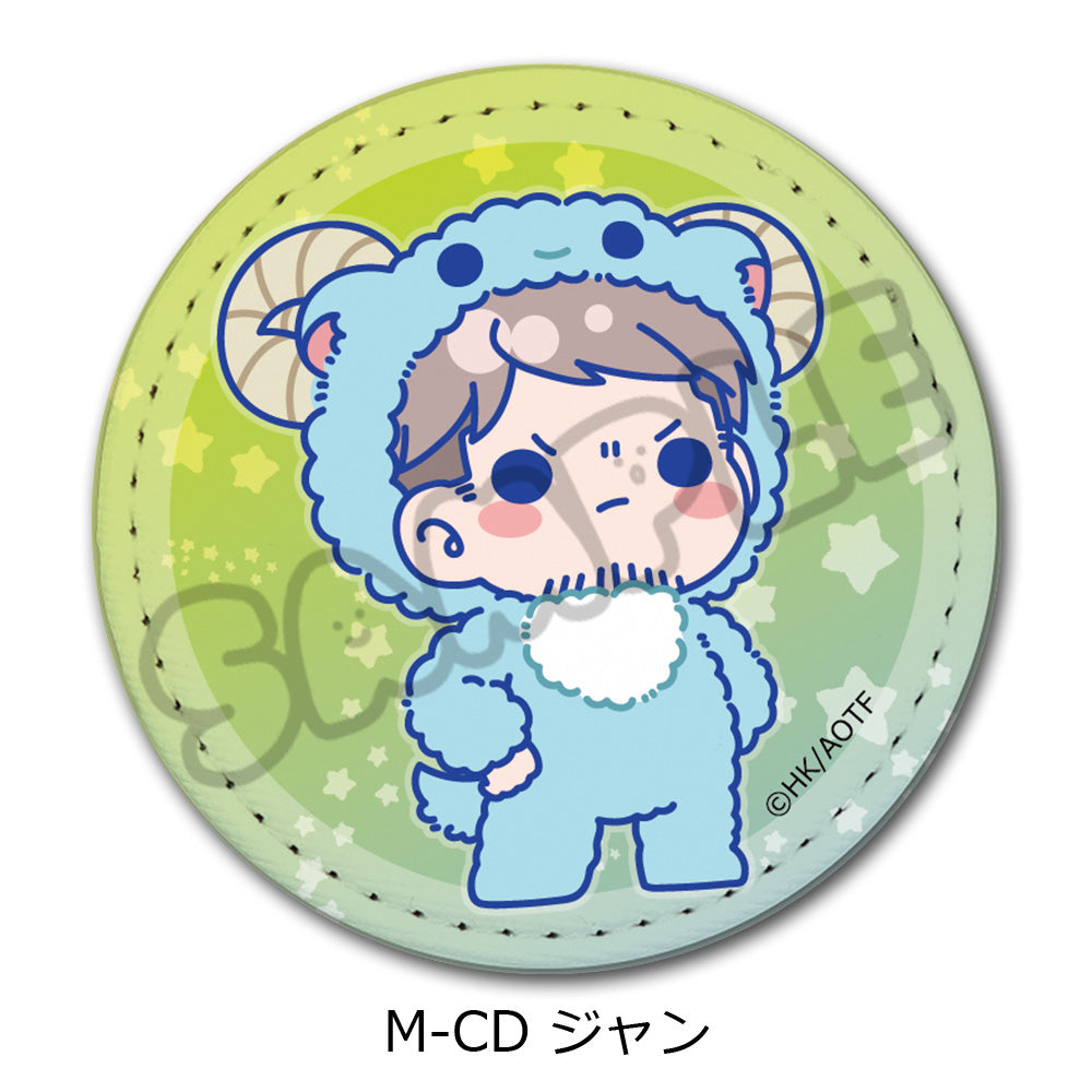 『進撃の巨人 The Final Season』第16弾 レザーバッジ(丸形) M-CD ジャン