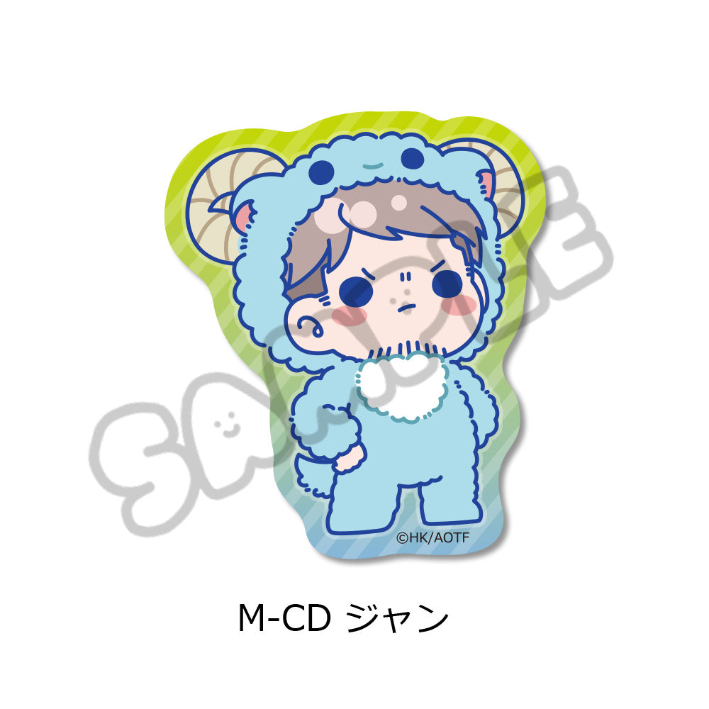 『進撃の巨人 The Final Season』第16弾 クリアカードステッカー M-CD ジャン