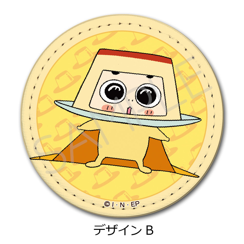 『おじゃる丸』レザーバッジ(丸形) デザインB