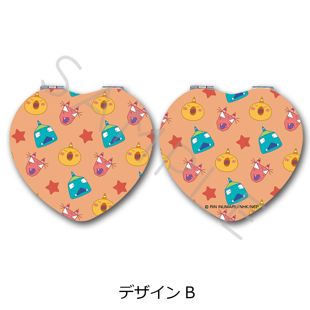 『おじゃる丸』コンパクトミラー(ハート) デザインB