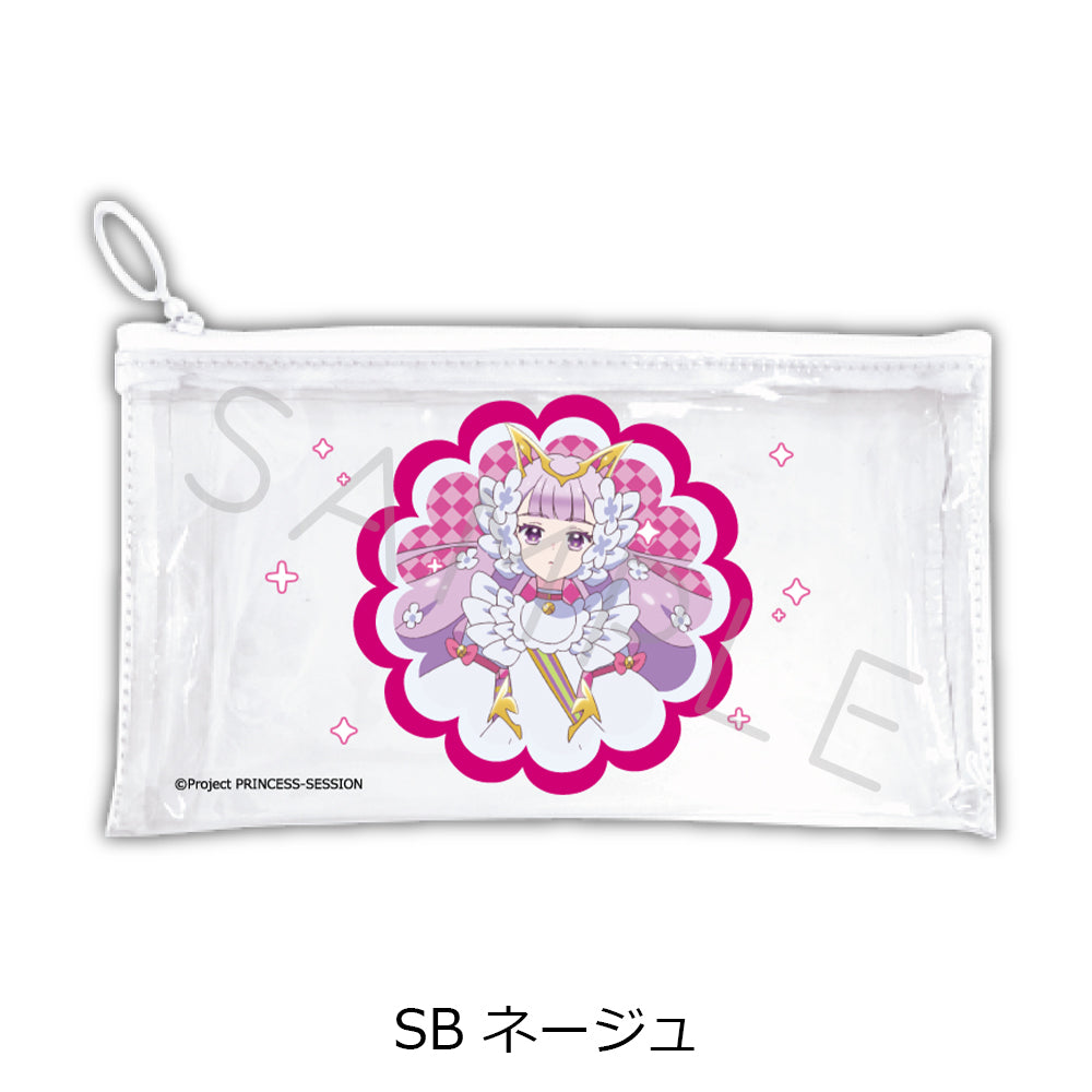 『プリンセッション・オーケストラ』フラットクリアポーチ SB ネージュ