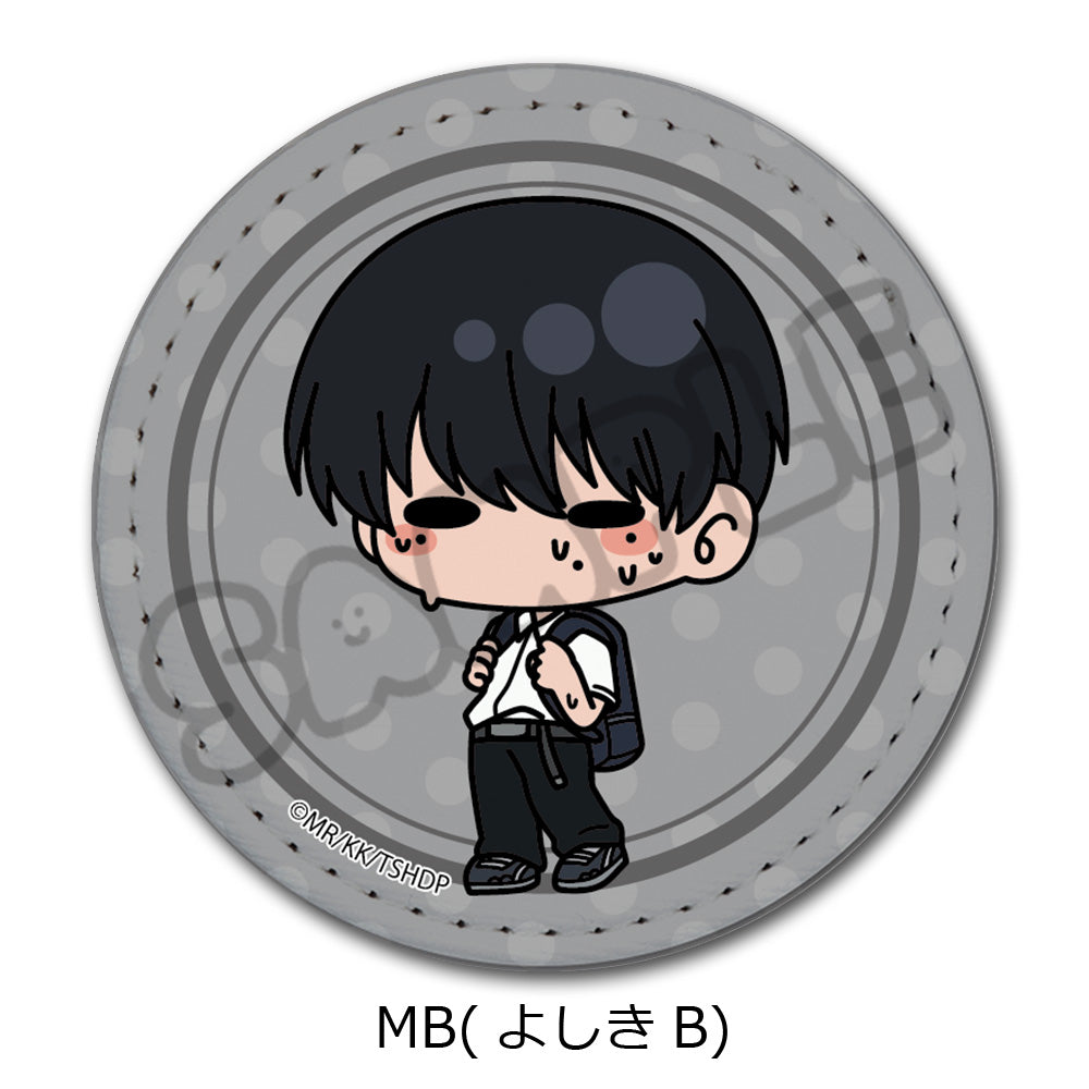 『光が死んだ夏』レザーバッジ(丸形) MB よしきB