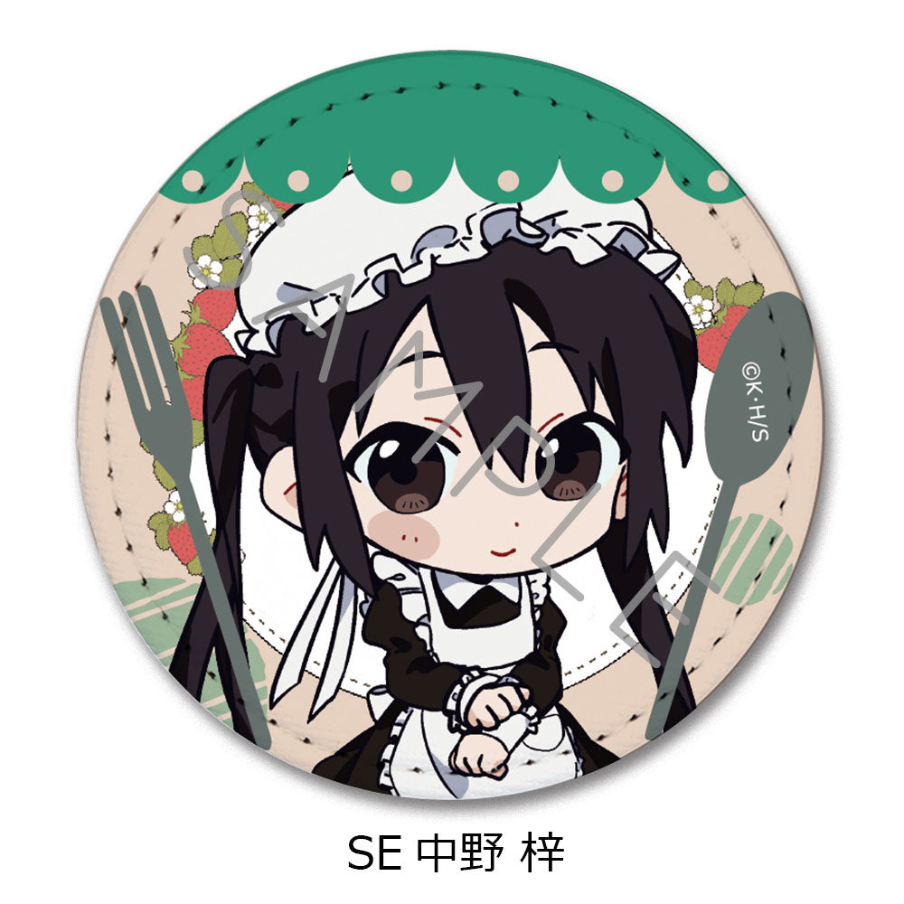 『けいおん!』第2弾 レザーバッジ(丸形) SE 中野梓