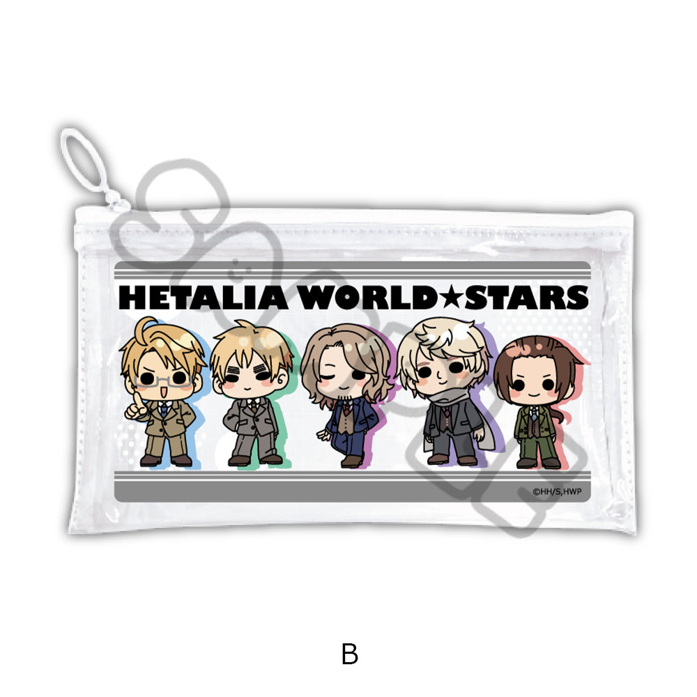『ヘタリア World☆Stars』フラットクリアポーチ B