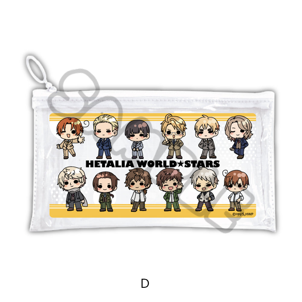 『ヘタリア World☆Stars』フラットクリアポーチ D