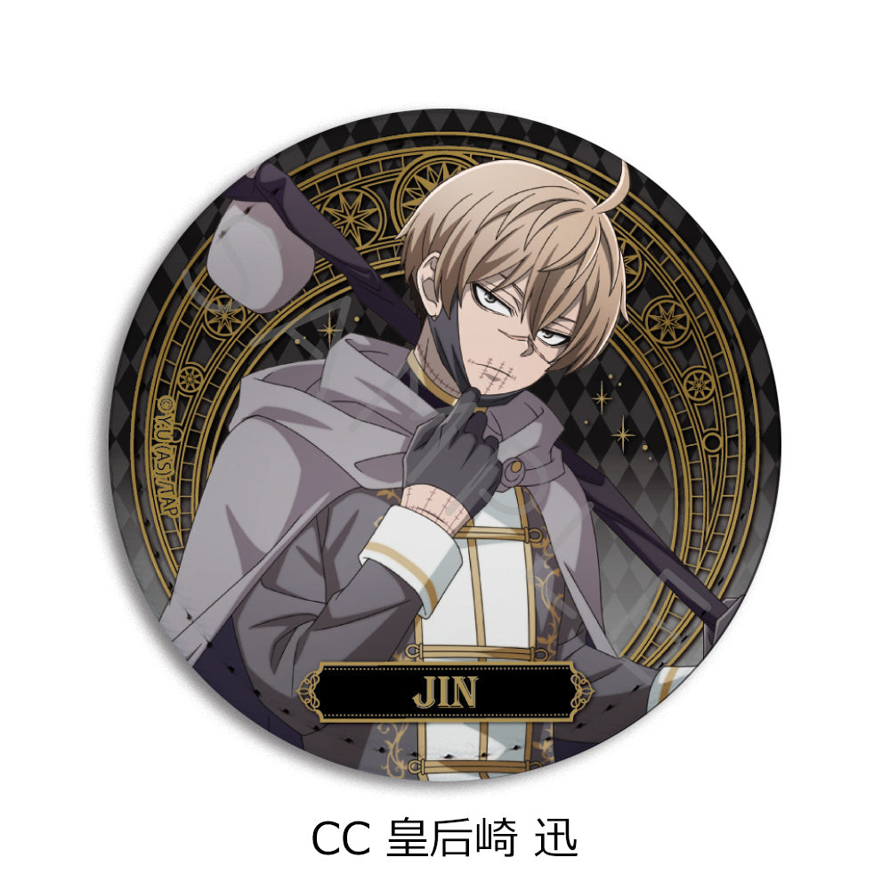 『桃源暗鬼』第4弾 レザーバッジ(丸形) CC 皇后崎迅