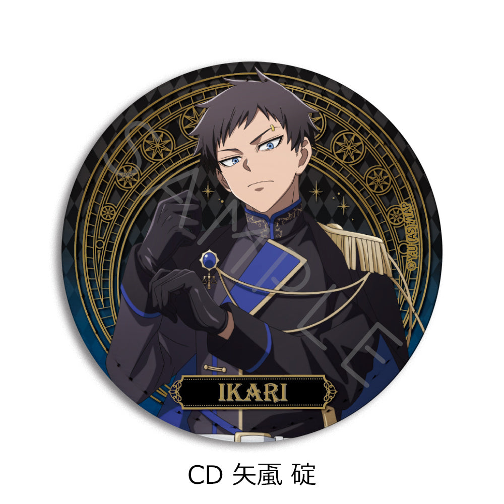 『桃源暗鬼』第4弾 レザーバッジ(丸形) CD 矢颪碇