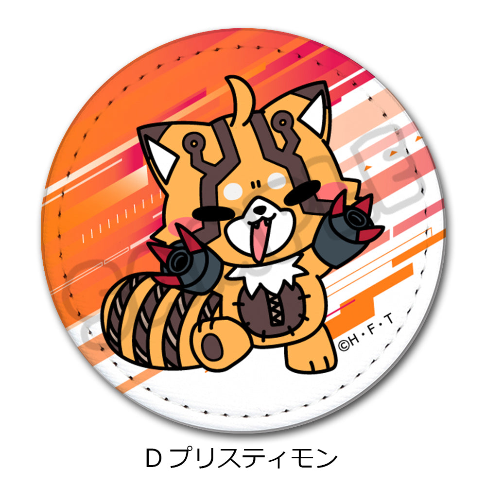 『DIGIMON BEATBREAK』レザーバッジ D プリスティモン