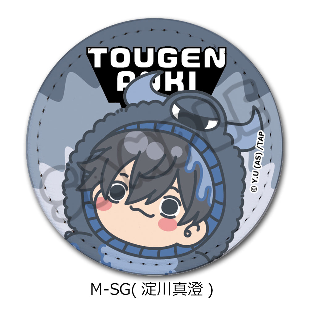 『桃源暗鬼』第3弾 レザーバッジ(丸形) M-SG 淀川真澄