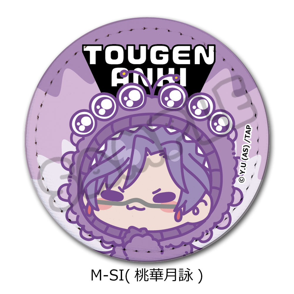 『桃源暗鬼』第3弾 レザーバッジ(丸形) M-SI 桃華月詠
